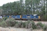 CSX 6468 leads train F735-23 northbound